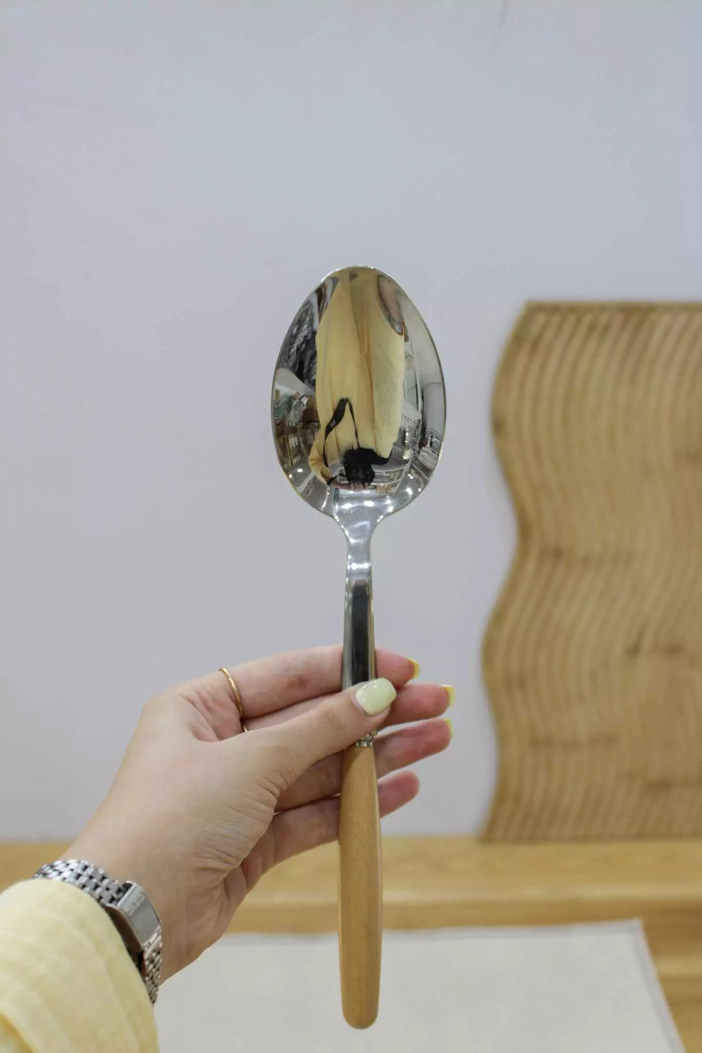 ست پذیرایی دسته چوبی